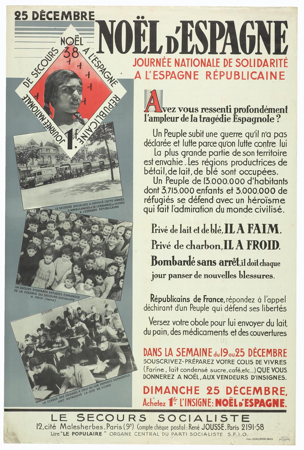 r affiche secours socialiste