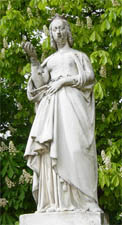 Sculpture Anne de Bretagne de Jean Debay fils.