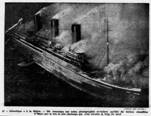 L'Atlantique en feu, Ouest-Eclair, 6 janvier 1933 (Gallica)