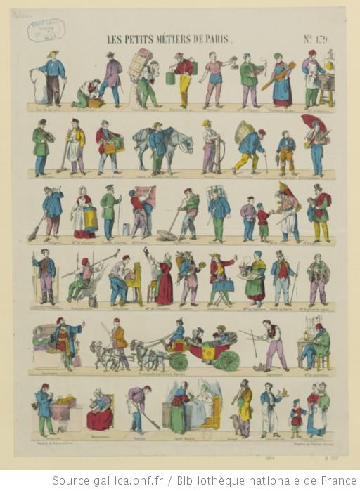 Les petits métiers de Paris. N°179 : [estampe] - Source: Bibliothèque nationale de France 