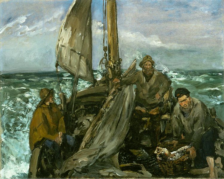 Les Travailleurs de la mer, par Edouard Manet, 1873