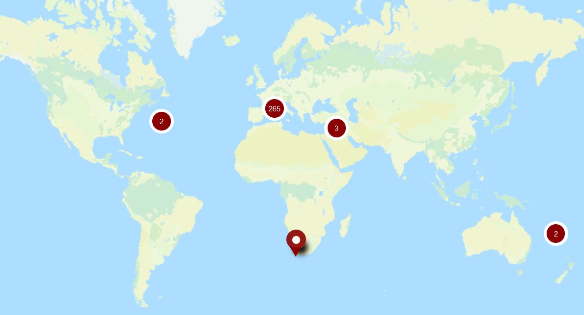 cartographie des articles d'Aïeux et d'Ailleurs